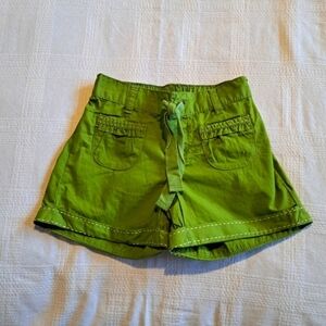 Crazy 8 green girls shorts size 5/6